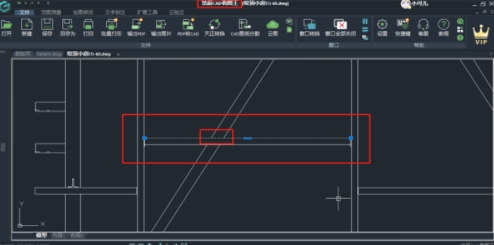 浩辰CAD机械操作界面示意图