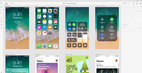 操作界面示意图