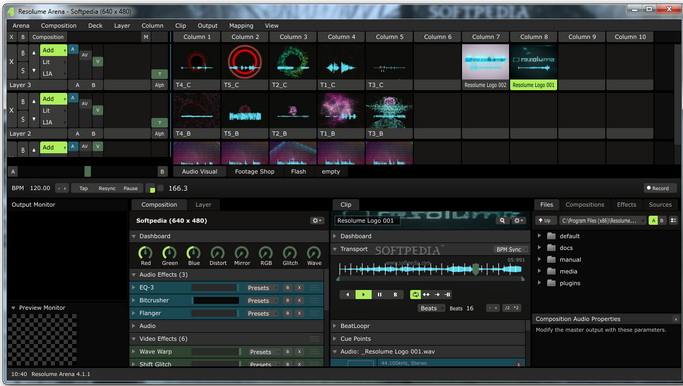 特效合成界面展示