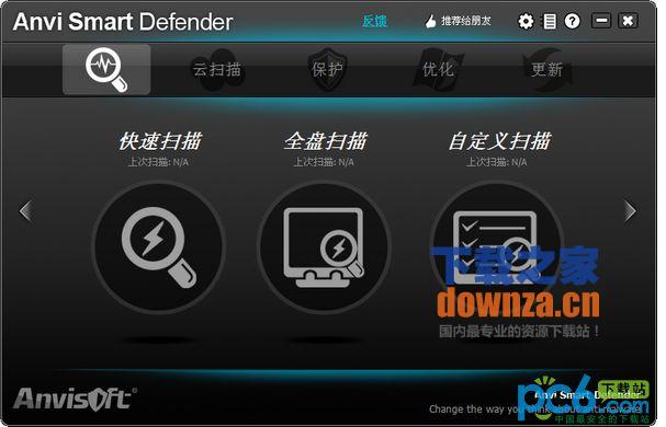 Anvi智能卫士系统防护界面